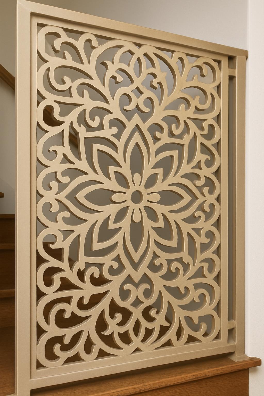 CNC railing jali work